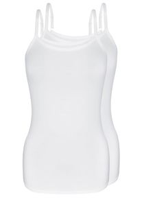 Sassa Mode sassa Dames Onderhemd 'LOVELY SKIN' wit S
