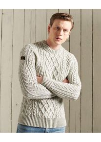 Superdry Jacob Pullover mit Rundhalsausschnitt und Zopfmuster