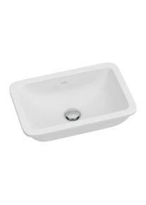 Villeroy & Boch Villeroy & Boch Loop & Friends Lavabo encastré l : 45 P : 28 cm blanc, avec CeramicPlus, avec trop-plein 616310R1