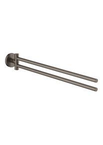 Grohe Essentials Porte-serviettes hard graphite brossé 40371AL1