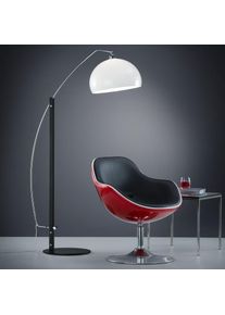 Helestra DORO Lampadaire Ø 40 H : 190 cm, noir/chrome 17/1240.34/5045