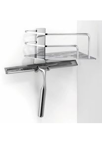 Giese Seaside Panier de douche en angle avec crochet et raclette l : 255 H : 280 P : 130 mm 30782-02