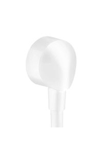 Hansgrohe Fixfit E Coude de raccordement sans robinet d’arrêt blanc mat 27454700