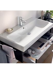 Geberit iCon Lavabo l : 75 P : 48,5 cm blanc, 1 trou percé, avec trop-plein 124075000