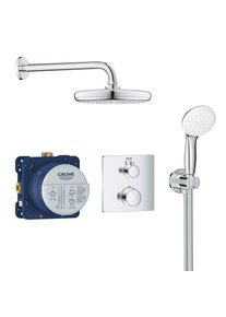 Grohe Grohtherm Colonne de douche carré, encastré, avec Tempesta 210 34729000