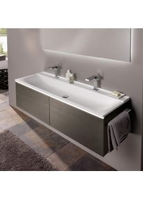Geberit Xeno² Lavabo l: 140 H: 48 cm blanc, 2 trous de robinet 500277001