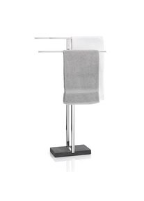 Blomus MENOTO Porte-serviettes sur pied, L : 500 H : 860 P : 160 mm inox poli/ardoise 68664