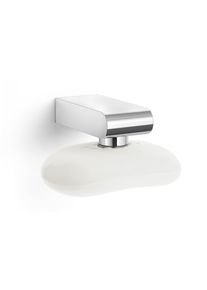 Zack ATORE Porte-savon magnétique l : 40 H : 35 P : 85 mm acier inoxydable poli 40466