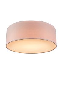 Qazqa Plafondlamp roze 30 cm incl. LED - Drum LED