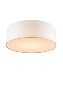 Qazqa Plafondlamp wit 30 cm incl. LED - Drum LED