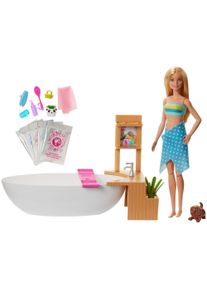 Barbie , Anziehpuppe &raquo;Wellnesstag&laquo;, mit Badewanne , bunt , Puppen