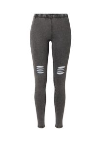 Urban Classics, Damer, Leggings, Sort-meleret, Størrelse L
