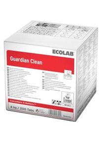 Ecolab GmbH & Co. OHG ECOLAB Guardian Clean Spülmaschinen-Tabs, Ökologische Geschirr-Reinigung und Schutz gegen Glaskorrosion, 1 Karton = 200 Tabs à 20 g = 4 kg