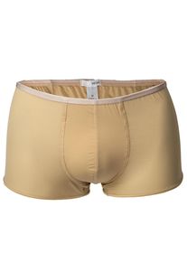 HOM Boxershorts Herren beige Größe L Unifarben