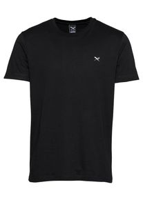 Iriedaily Heren Shirt 'Tun Up' zwart / wit XXL
