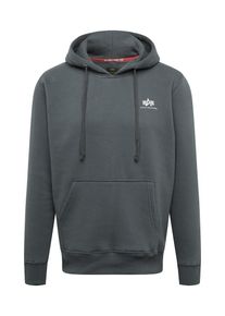 Alpha Industries Heren Sweatshirt donkergrijs / wit XXL