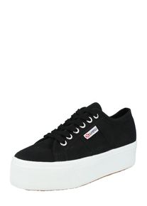 Superga Dames Sneakers laag zwart / wit 36