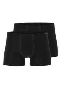 Schiesser Boxershorts Herren schwarz Größe S