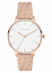 Tamaris Dames Analoog horloge rose-goud / poederroze / wit One Size