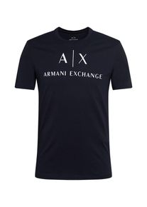 Armani Exchange Heren Shirt '8NZTCJ' navy / wit XL