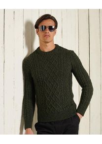 Superdry Jacob Pullover mit Rundhalsausschnitt und Zopfmuster