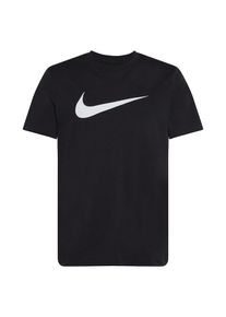 Nike Sportswear Heren Shirt 'Swoosh' zwart / wit XS