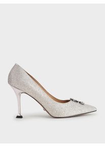 Wedding Collection: Glitter Gem-Embellished Pumps