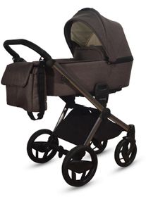 Knorrbaby Kombi-wagen »Life+, Mocca«, 15 Kg, Made In Europa; wagen braun, Kombi-Kinderwagen »Life+, mocca«