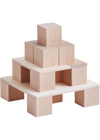 Haba , Spielbausteine »Baustein-System Clever-Up! 1.0«, (46 St.), aus Holz; Made in Germany , braun