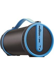Imperial , mobiles Bluetooth 2.1 Lautsprechersystem, UKW Radio, MicroSD , blau , über USB Ladekabel überall aufladen