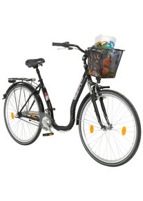 Performance Citybike Tiefeinsteiger »Sylt «, 26/28 Zoll, 3 Gang, Rücktrittbremse schwarz - 28 Zoll (71,12 cm)