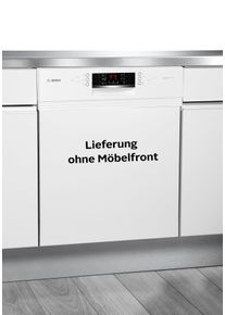 Bosch , teilintegrierbarer Geschirrsp&uuml;ler &raquo;SMI46NW03E&laquo;, 4, SMI46NW03E, 9,5 l, 14 Ma&szlig;gedecke , wei&szlig; , 7-Segment Display