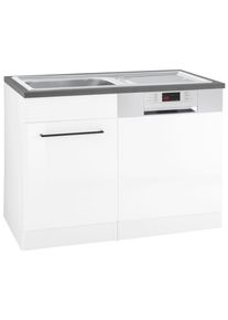 HELD MÖBEL Held Möbel , Spülenschrank »Tulsa«, 110 cm breit, inkl. Tür/Sockel für Einbaugeschirrspüler, schwarzer Metallgriff, hochwertige MDF Front, inkl....