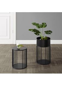 Andas , Blumenständer »Lolland«, Beistelltisch, Design by Morten Georgsen , schwarz
