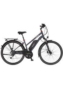 Fischer Die Fahrradmarke FISCHER Fahrräder , E-Bike »ETD 1822«, 24 Gang, Shimano, Deore, Heckmotor 250 W , grau , E-Bike
