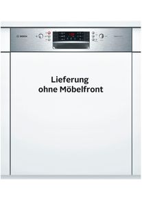 Bosch , teilintegrierbarer Geschirrspüler »SMI46KS01E«, Serie 4, SMI46KS01E, 9,5 l, 13 Maßgedecke , grau