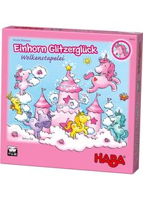 Haba , Spiel &raquo;Einhorn Glitzergl&uuml;ck - Wolkenstapelei&laquo;, Made in Germany , bunt , Spiele
