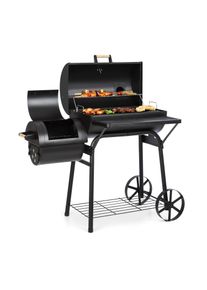 Klarstein , Beef Brisket Smoker Grill Thermometer Räder schwarz , schwarz , Kleinelektrogeräte sonstige