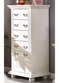 Home Affaire , Kommode &raquo;Irma&laquo;, mit dekorativen Fr&auml;sungen, 55 cm breit , wei&szlig;