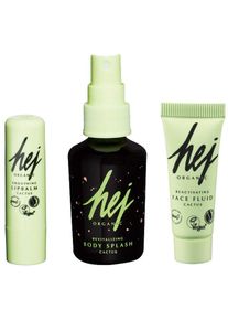 Hej Organic , Pflege-Set &raquo;FESTIVAL KIT Cactus&laquo;, (3 tlg.), mit Kaktusfeigenbl&uuml;tenwasser , gr&uuml;n , 100% zertifizierte Naturkosmetik & vegan