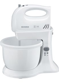 Severin , Handmixer &raquo;SM 3810&laquo;, 300 W, mit Tischst&auml;nder und angetriebener R&uuml;hrsch&uuml;ssel , wei&szlig; , Mixer