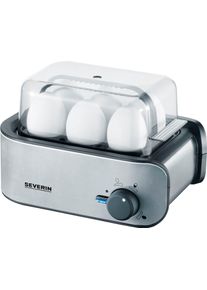 Severin , Eierkocher »EK 3134«, für 6 St. Eier, 400 W , silberfarben , edelstahlfarben-schwarz