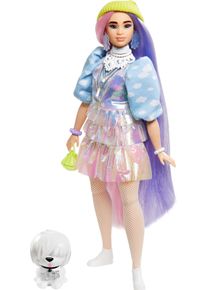 Barbie , Anziehpuppe »EXTRA«, mit langen Pastell-Haaren und Hündchen , bunt , Puppen