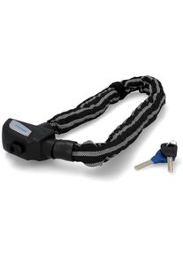 Fischer Die Fahrradmarke FISCHER Fahrräder , Kettenschloss »FISCHER Fahrradschloss mit Reflexstreifen«, (Packung, 3 tlg.), Reflexstreifen , schwarz , Fahrradschloss