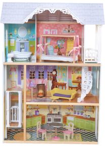 KidKraft® , Puppenhaus »Kaylee«, inklusive Möbel , bunt , Puppenhäuser