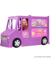 Barbie , Spielzeug-Bus »Food-Truck (aufklappbar)«, inkl. 30 Zubehörteile , rosa , Spielzeugfahrzeuge