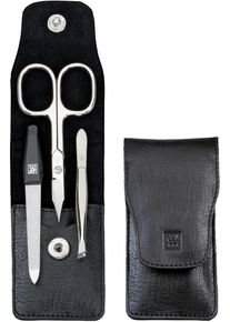 Zwilling , Maniküre-Etui , schwarz , Das Set enthält: Kombi-Nagelschere, Saphirnagelfeile, schräge Pinzette