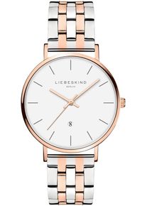 Liebeskind Berlin Dames Analoog horloge rose-goud / zilver One Size