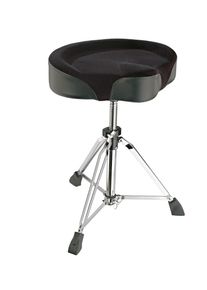 KÖNIG & MEYER König & Meyer 14039 - Drummersitz mit Spindel, schwarz Samt