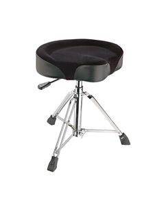 KÖNIG & MEYER König & Meyer 14036 - Drummersitz mit Gasdruckfeder, schwarz Samt